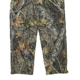 MOSSY OAK Mens Polyester Blend Camouflage Drawstring Lined Trousers W36 L32