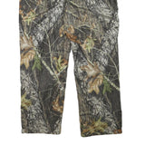 MOSSY OAK Mens Polyester Blend Camouflage Drawstring Lined Trousers W36 L32