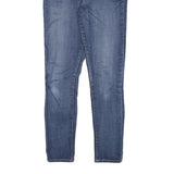 LEVI'S 721 Womens Jeans Blue Slim Skinny Denim Medium W26 L29 Stretch Zip