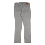 VANS Mens Jeans Grey Slim Skinny Denim W32 L32 Zip Cotton Casual Streetwear