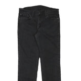 LEVI'S Mens Regular Black Denim Jeans W30 L28 Classic Cotton Blend Zip