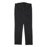 LEVI'S Mens Regular Black Denim Jeans W30 L28 Classic Cotton Blend Zip