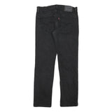LEVI'S Mens Regular Black Denim Jeans W30 L28 Classic Cotton Blend Zip
