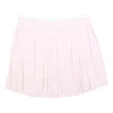 TOMMY HILFIGER Womens Pink Pleated Mini Polyester Blend Skort XL Casual Summer