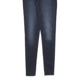 LEVI'S 720 Womens Slim Blue Denim Medium Wash Jeans W25 L30 Stylish Zip Closure