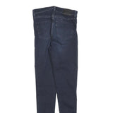 LEVI'S 720 Womens Slim Blue Denim Medium Wash Jeans W25 L30 Stylish Zip Closure