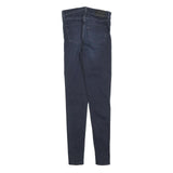 LEVI'S 720 Womens Slim Blue Denim Medium Wash Jeans W25 L30 Stylish Zip Closure