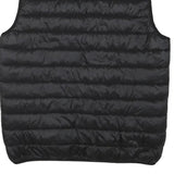 BARBOUR INTERNATIONAL Mens Black Gilet M Polyester Blend Plain Lightweight Zip