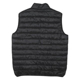 BARBOUR INTERNATIONAL Mens Black Gilet M Polyester Blend Plain Lightweight Zip