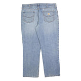 CARHARTT Mens Regular Fit Blue Denim Jeans W38 L30 Classic Cotton Blend Zip