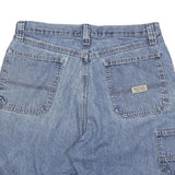 WRANGLER Mens Denim Blue Casual Shorts M W32 Workwear Cotton Blend