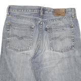 TEXAN Mens Denim Blue Casual Shorts L W32 Comfort Fit Cotton Blend