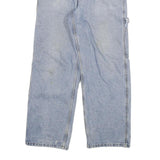 CARHARTT Mens Jeans Blue Regular Straight Denim Light W30 L27 Workwear Casual