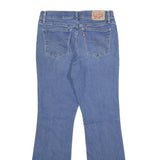 LEVI'S 515 Bootcut Womens Blue Regular Denim Medium W27 L30 Classic Cotton Zip