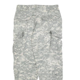 TULLAHOMA INDUSTRIES Mens Cotton Blend Grey Camouflage Regular Fit Cargo