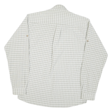 SALEWA Mens Green & White Check Shirt S Lightweight Outdoor Casual