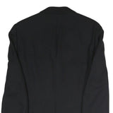 MCGREGOR Mens Black Jacket M Polyester Blend Plain Button Closure Classic