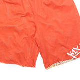 KIX Mens Shorts Orange Casual L W32 Lightweight Polyester Blend