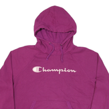 CHAMPION Womens Purple Pullover Hoodie XL Cotton Blend Casual Wear