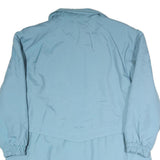 Womens Blue Jacket XL Polyester Blend Plain Long Sleeve Zip Casual Lightweight