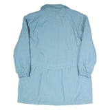 Womens Blue Jacket XL Polyester Blend Plain Long Sleeve Zip Casual Lightweight