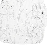 DKNY Womens White Printed Blouse Long Sleeve Round Neck S Lightweight Casual