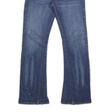 LEVI'S Womens Regular Fit Blue Denim Straight Jeans W28 L30 Classic Cotton Zip