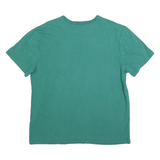 CHAMPION Womens Green Graphic T-Shirt L Short Sleeve Crew Neck Cotton Blend