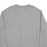 LEVI'S Mens Grey Crew Neck Cotton Blend Pullover XL Long Sleeve Sweatshirt
