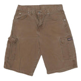 DICKIES Mens Shorts Brown Cargo Casual L W32 Workwear Cotton Blend