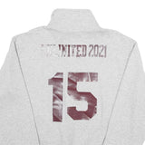 CHAMPION Mens Grey Bobcats 1/4 Zip M Sweatshirt Athletic Sportswear