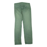 CARHARTT Womens Regular Fit Straight Leg Denim Green Jeans W32 L32 Casual