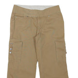 THE NORTH FACE Womens Relaxed Beige Cargo Trousers W31 L24 Cotton Blend Zip