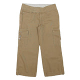 THE NORTH FACE Womens Relaxed Beige Cargo Trousers W31 L24 Cotton Blend Zip