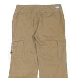 THE NORTH FACE Womens Relaxed Beige Cargo Trousers W31 L24 Cotton Blend Zip
