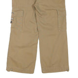 THE NORTH FACE Womens Relaxed Beige Cargo Trousers W31 L24 Cotton Blend Zip