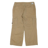 THE NORTH FACE Womens Relaxed Beige Cargo Trousers W31 L24 Cotton Blend Zip