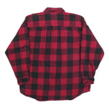 FIELD & STREAM Mens Red & Black Check Lumberjack Shirt XL Cotton Blend Casual