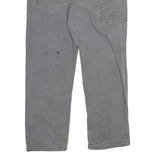 CARHARTT Mens Cotton Blend Grey Relaxed Fit Straight Trousers W30 L25 Workwear