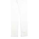 DIESEL Womens White Slim Skinny Denim Jeans Cotton Blend W27 L34 Zip Pocket