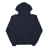 CHAMPION Mens Navy Blue Cedric's Tavern Printed Pullover Hoodie S Cotton Blend