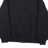 WEINSTOCKS Mens Black Cotton Blend Bomber Jacket S Woven Zip Up Casual