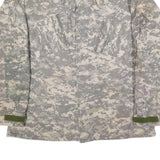 TRU-SPEC Mens Grey Camouflage Button Jacket XL Cotton Blend Military Combat