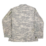 TRU-SPEC Mens Grey Camouflage Button Jacket XL Cotton Blend Military Combat