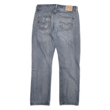 LEVI'S 501 Mens Jeans Blue Regular Straight Denim Medium W34 L32 Classic Button