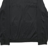 ADIDAS Mens Black & Burgundy Track Jacket M Polyester Zip Sportswear