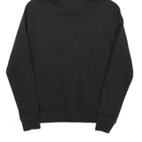 PUMA Womens Black Hoodie S Cotton Blend Pullover Logo Sweatshirt