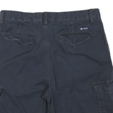 CHAPS Mens Shorts Navy Blue Cargo M W32 Cotton Blend Casual Pockets