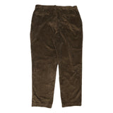 JOS A BANK Mens Cotton Blend Brown Regular Straight Trousers W38 L32 Casual