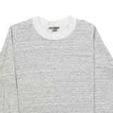 VINCE Womens Grey Sweatshirt XS Crew Neck Cotton Blend Pullover Lightweight